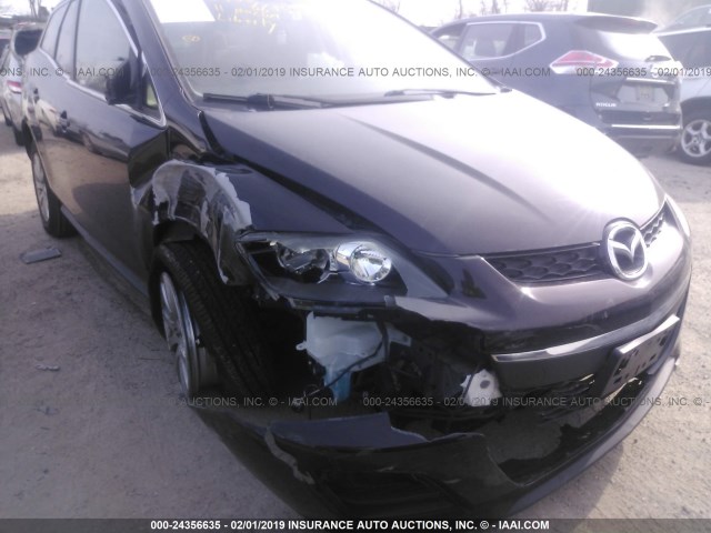 JM3ER2BM0B0404921 - 2011 MAZDA CX-7 BLACK photo 6