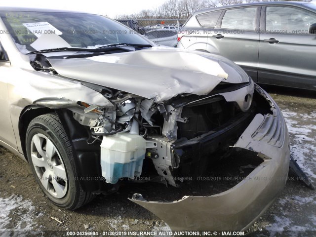 4T1BE46K08U244614 - 2008 TOYOTA CAMRY CE/LE/XLE/SE BEIGE photo 6