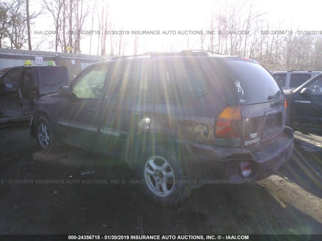 1GKDS13S832232325 - 2003 GMC ENVOY MAROON photo 3