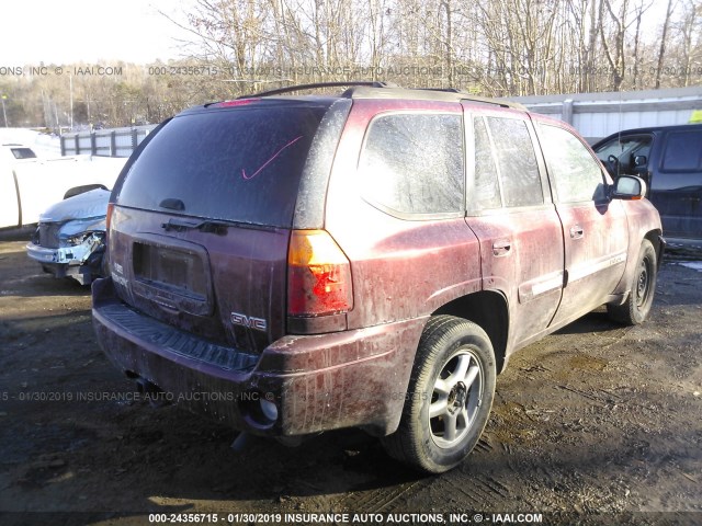 1GKDS13S832232325 - 2003 GMC ENVOY MAROON photo 4