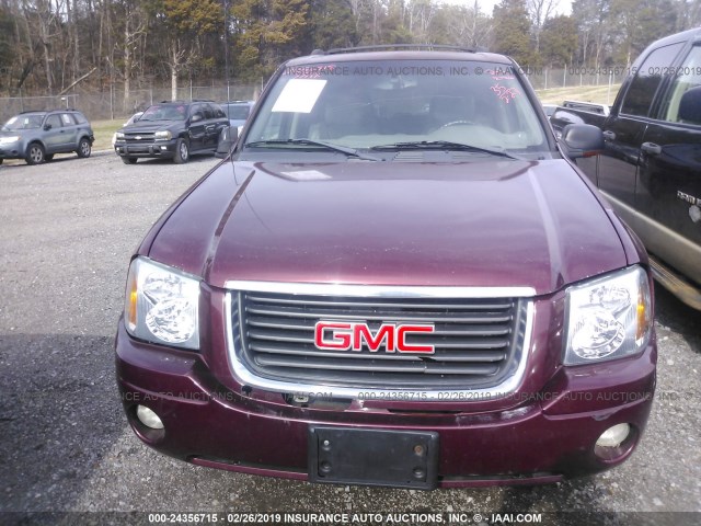 1GKDS13S832232325 - 2003 GMC ENVOY MAROON photo 6