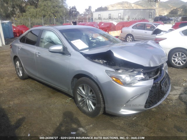 4T1BF1FK2FU498480 - 2015 TOYOTA CAMRY LE/XLE/SE/XSE SILVER photo 1