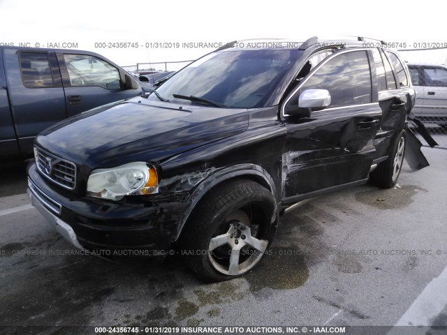 YV4982CT8A1555160 - 2010 VOLVO XC90 BLACK photo 2