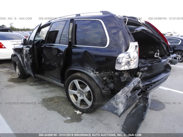 YV4982CT8A1555160 - 2010 VOLVO XC90 BLACK photo 3