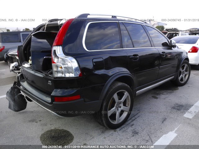 YV4982CT8A1555160 - 2010 VOLVO XC90 BLACK photo 4