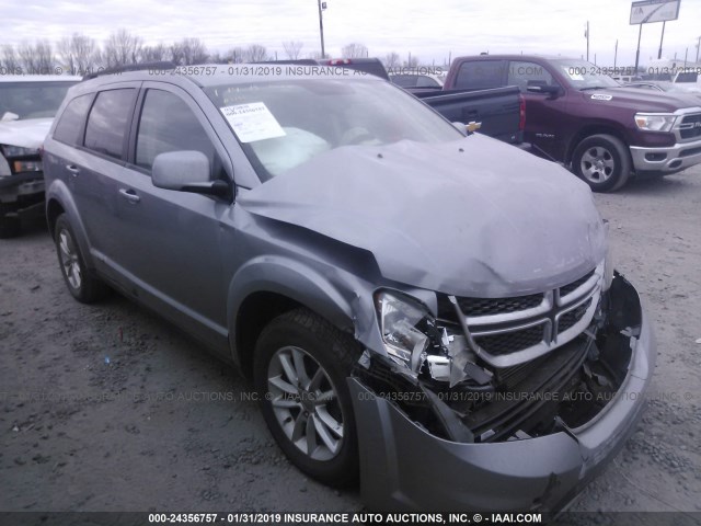 3C4PDCBGXFT700652 - 2015 DODGE JOURNEY SXT GRAY photo 1