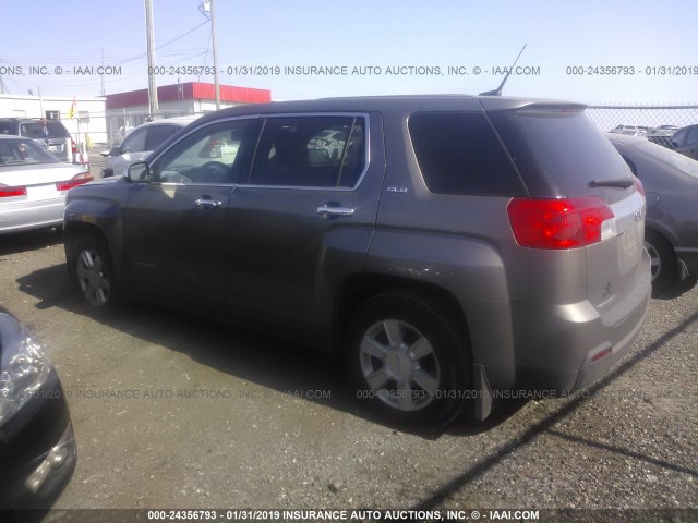 2CTALMEC8B6207966 - 2011 GMC TERRAIN SLE BROWN photo 3