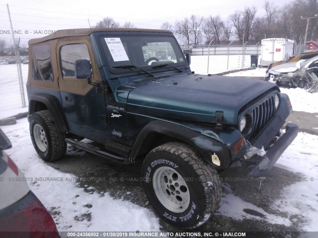 1J4FY19S0VP457221 - 1997 JEEP WRANGLER / TJ SPORT, GREEN - price history,  history of past auctions. Prices and Bids history of Salvage and used  Vehicles.