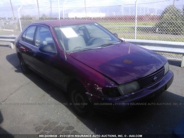 1N4AB41D4VC703555 - 1997 NISSAN SENTRA XE/GXE/GLE/BASE PURPLE photo 1