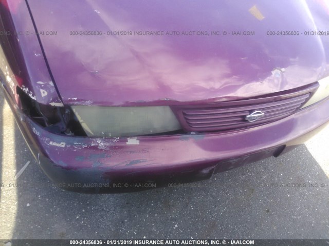 1N4AB41D4VC703555 - 1997 NISSAN SENTRA XE/GXE/GLE/BASE PURPLE photo 6