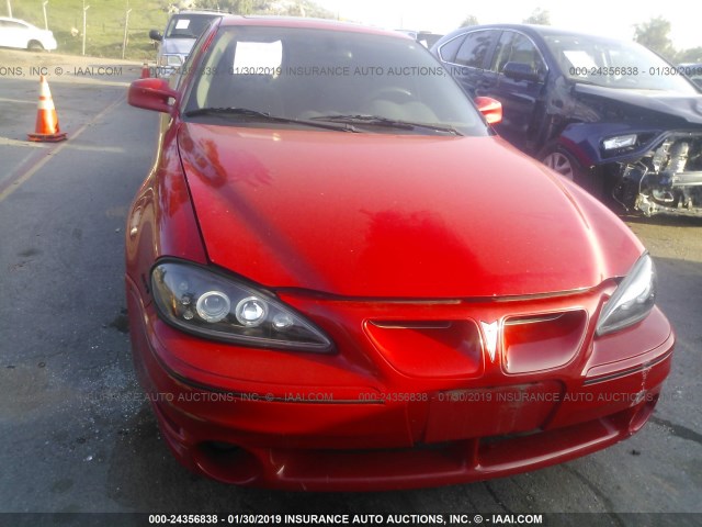 1G2NW52E91C222549 - 2001 PONTIAC GRAND AM GT RED photo 6