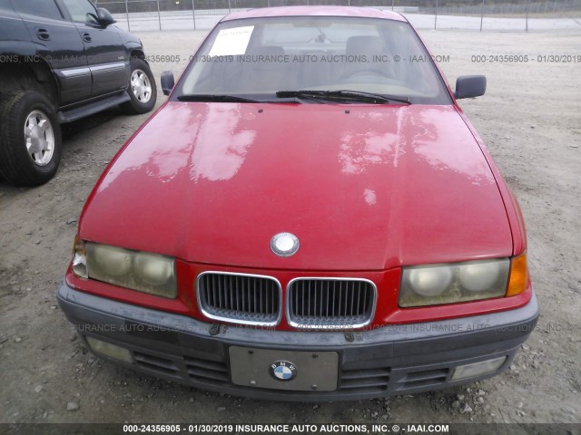 WBACA6322RFK62474 - 1994 BMW 318 I AUTOMATIC RED photo 6