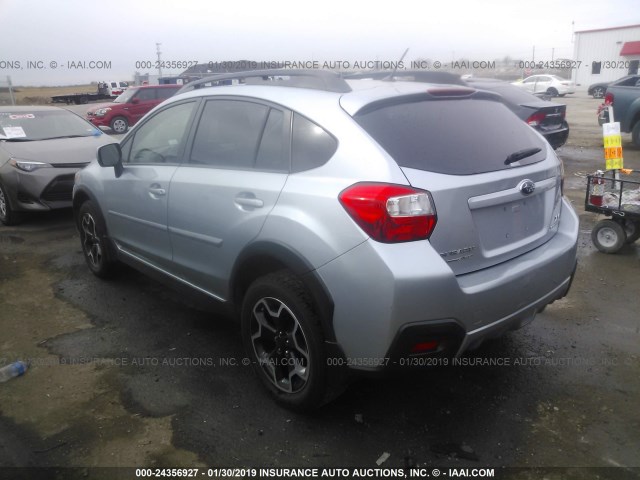 JF2GPAVC6EH342100 - 2014 SUBARU XV CROSSTREK 2.0 PREMIUM SILVER photo 3