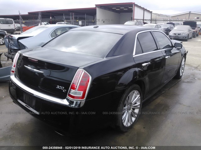 2C3CCAET5DH611094 - 2013 CHRYSLER 300C BLACK photo 4