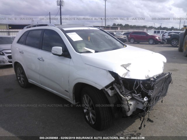 5XYKWDA29DG373259 - 2013 KIA SORENTO SX WHITE photo 1