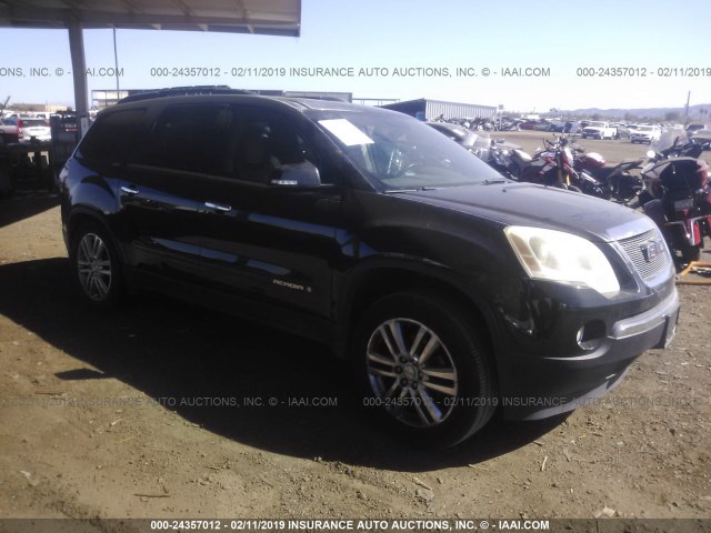 1GKER33748J206521 - 2008 GMC ACADIA SLT-2 BLACK photo 1