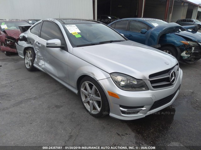 WDDGJ4HB6EG192571 - 2014 MERCEDES-BENZ C 250 SILVER photo 1