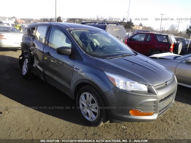 1FMCU0F70DUC59653 - 2013 FORD ESCAPE S GRAY photo 1