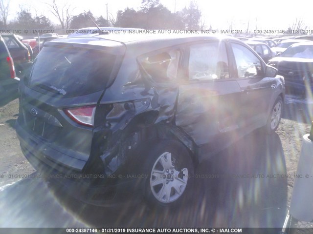 1FMCU0F70DUC59653 - 2013 FORD ESCAPE S GRAY photo 4