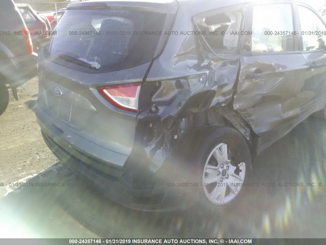 1FMCU0F70DUC59653 - 2013 FORD ESCAPE S GRAY photo 6