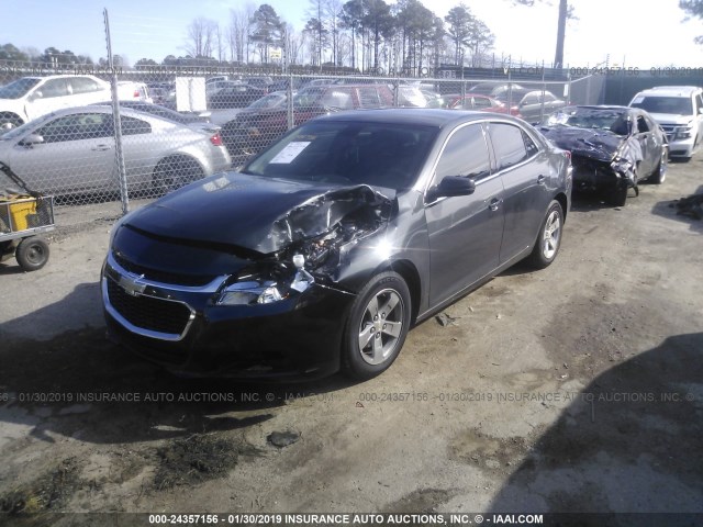 1G11A5SL0FF148363 - 2015 CHEVROLET MALIBU LS GRAY photo 2