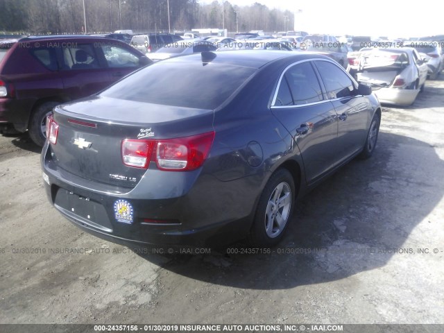 1G11A5SL0FF148363 - 2015 CHEVROLET MALIBU LS GRAY photo 4