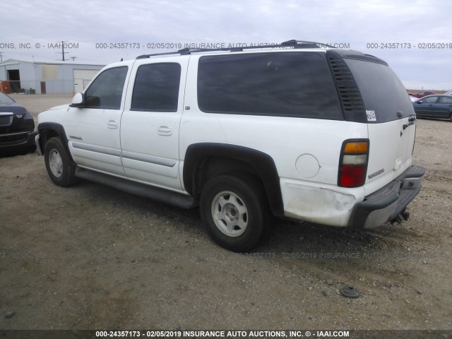 1GKFK16Z76J137041 - 2006 GMC YUKON XL K1500 WHITE photo 3