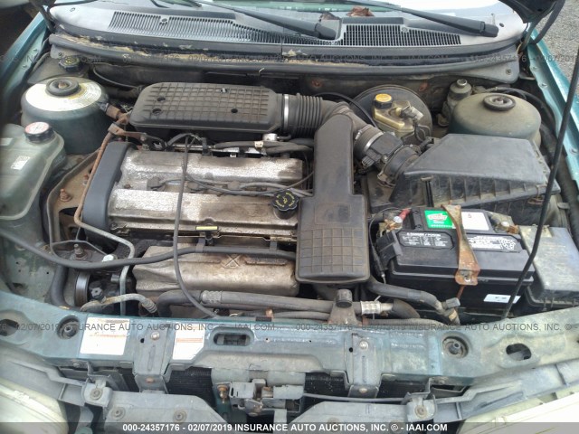 1FALP6532TK227204 - 1996 FORD CONTOUR GL/SPORT GREEN photo 10