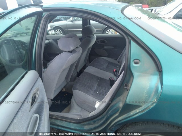 1FALP6532TK227204 - 1996 FORD CONTOUR GL/SPORT GREEN photo 8