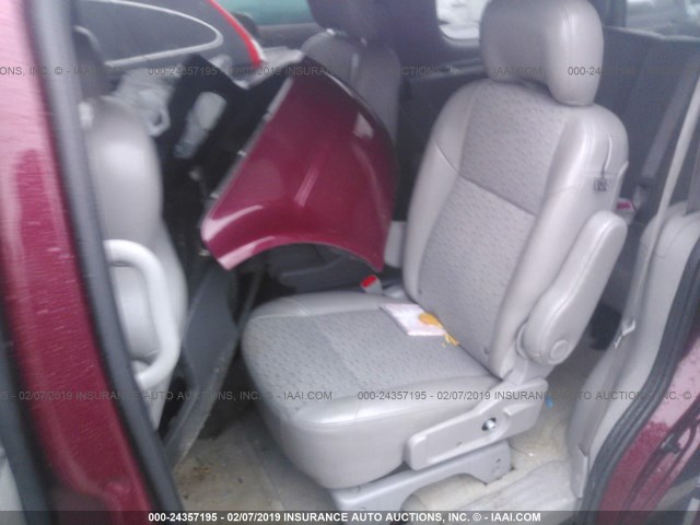 1GNDV33L35D249975 - 2005 CHEVROLET UPLANDER LT MAROON photo 8