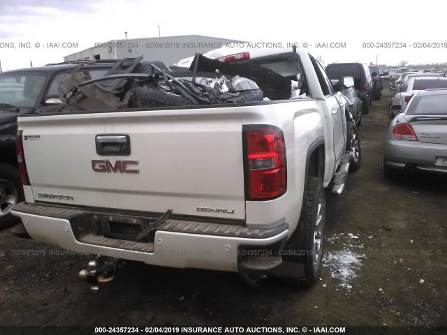 3GTU2WEC0FG142838 - 2015 GMC SIERRA K1500 DENALI WHITE photo 4