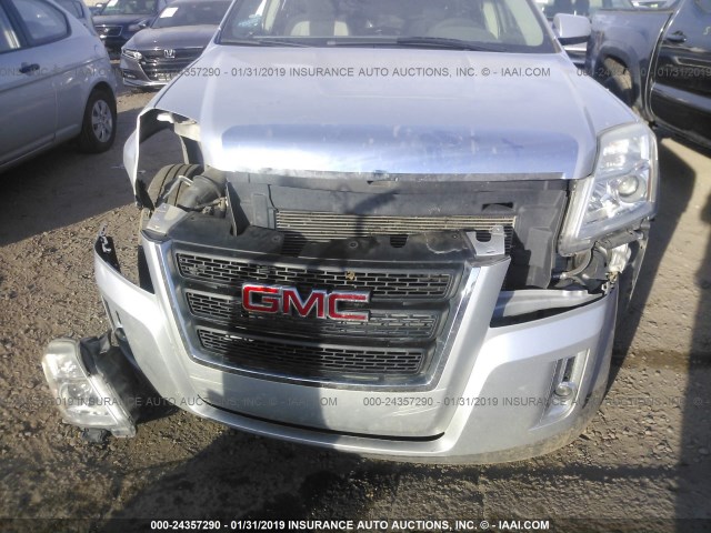 2CTALBEW6A6267418 - 2010 GMC TERRAIN SLE SILVER photo 6