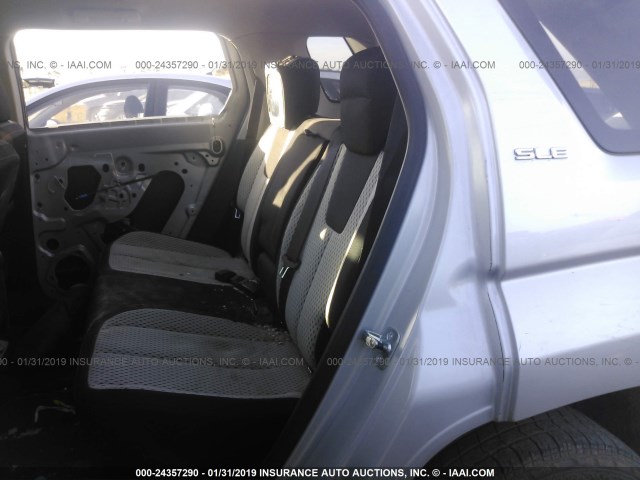 2CTALBEW6A6267418 - 2010 GMC TERRAIN SLE SILVER photo 8