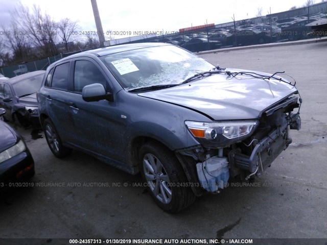 4A4AP3AU0FE055166 - 2015 MITSUBISHI OUTLANDER SPORT ES GRAY photo 1