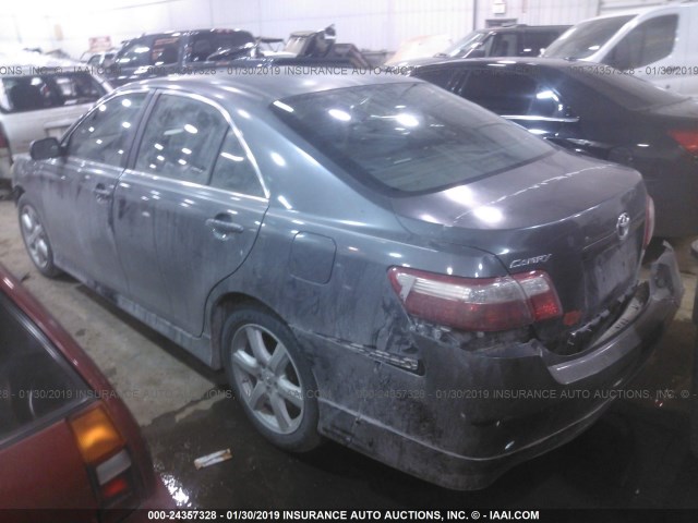 4T1BE46K77U550871 - 2007 TOYOTA CAMRY NEW GENERAT CE/LE/XLE/SE GRAY photo 3