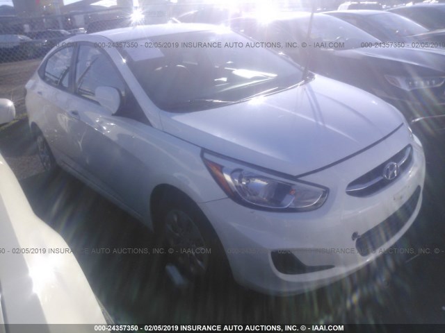 KMHCT4AE3GU946002 - 2016 HYUNDAI ACCENT SE WHITE photo 1