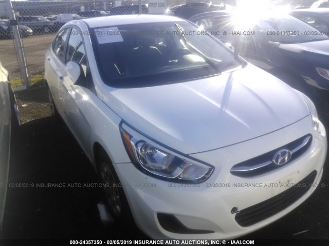 KMHCT4AE3GU946002 - 2016 HYUNDAI ACCENT SE WHITE photo 6