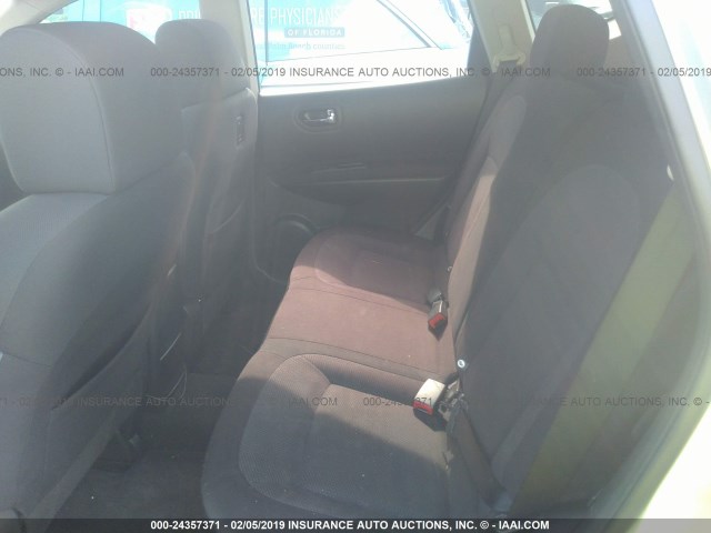 JN8AS5MT1CW605215 - 2012 NISSAN ROGUE S/SV SILVER photo 8