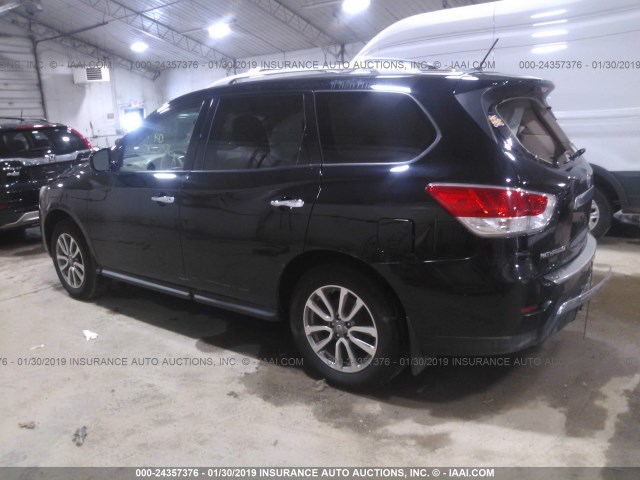 5N1AR2MM4DC675210 - 2013 NISSAN PATHFINDER S/SV/SL/PLATINUM BLACK photo 3