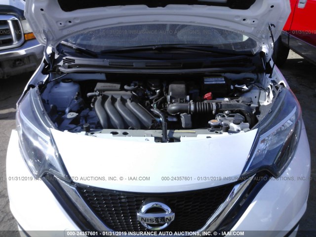 3N1CE2CP4HL355418 - 2017 NISSAN VERSA NOTE S/S PLUS/SV/SL/SR WHITE photo 10