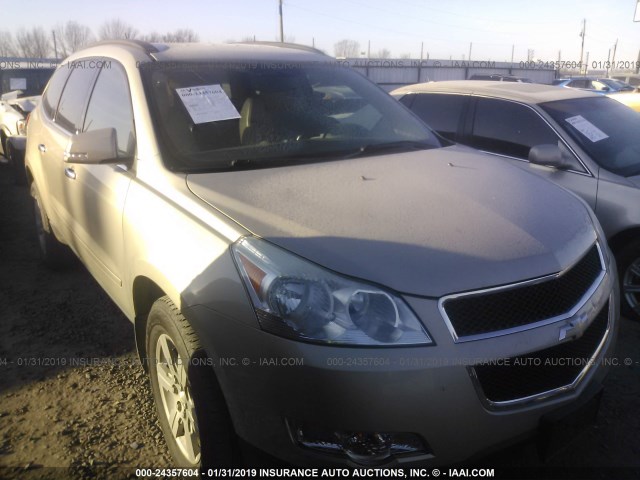 1GNKRJED9BJ130640 - 2011 CHEVROLET TRAVERSE LT GRAY photo 1