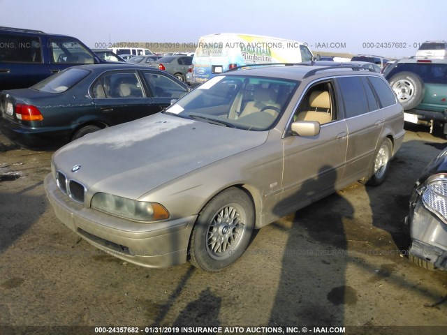 WBADS43491GD84323 - 2001 BMW 525 IT AUTOMATIC GOLD photo 2