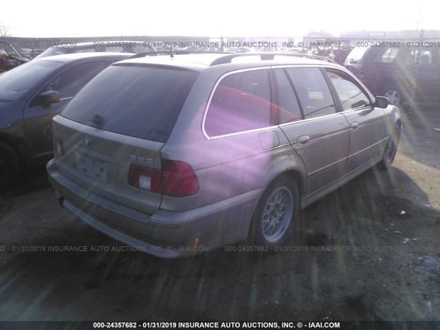 WBADS43491GD84323 - 2001 BMW 525 IT AUTOMATIC GOLD photo 4