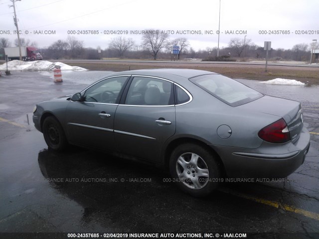 2G4WC532151224977 - 2005 BUICK LACROSSE CX GRAY photo 3