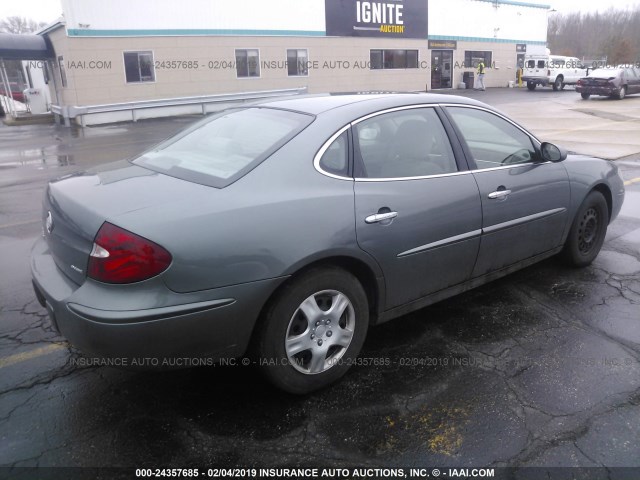 2G4WC532151224977 - 2005 BUICK LACROSSE CX GRAY photo 4