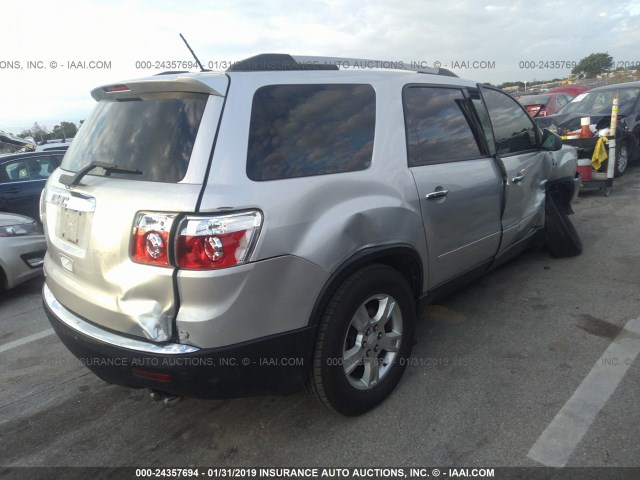 1GKKRPED2CJ234968 - 2012 GMC ACADIA SLE SILVER photo 4