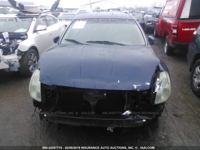 1N4BA41E54C830636 - 2004 NISSAN MAXIMA SE/SL BLUE photo 6