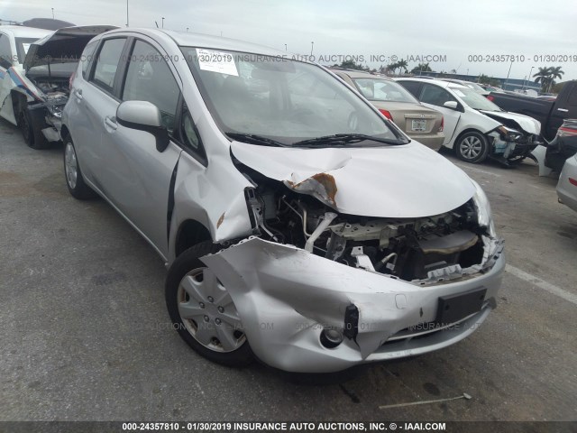 3N1CE2CP6EL436271 - 2014 NISSAN VERSA NOTE S/S PLUS/SV/SL SILVER photo 6