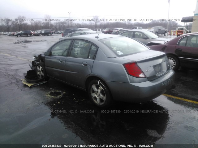 1G8AL55B07Z180731 - 2007 SATURN ION LEVEL 3 GRAY photo 3