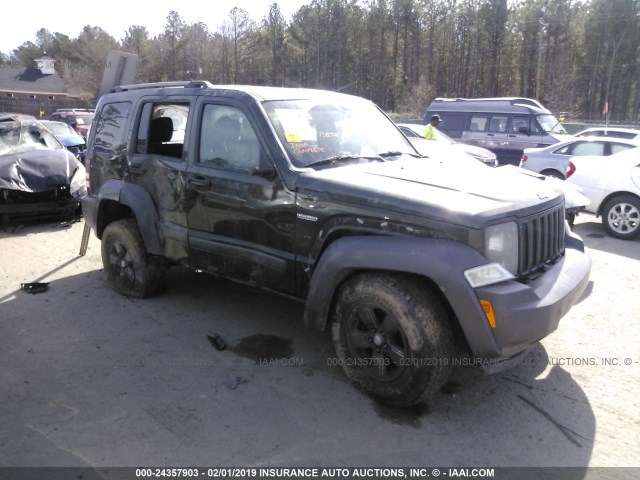 1J4PN3GK4AW147052 - 2010 JEEP LIBERTY RENEGADE GREEN photo 1